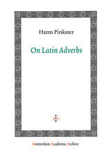 front cover of On Latin Adverbs