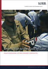 front cover of From War to the Rule of Law