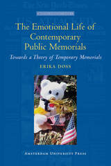 front cover of The Emotional Life of Contemporary Public Memorials