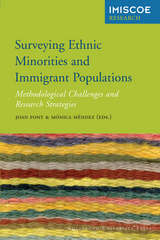 front cover of Surveying Ethnic Minorities and Immigrant Populations