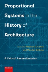 front cover of Proportional Systems in the History of Architecture