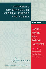 front cover of Corporate Governance in Central Europe and Russia